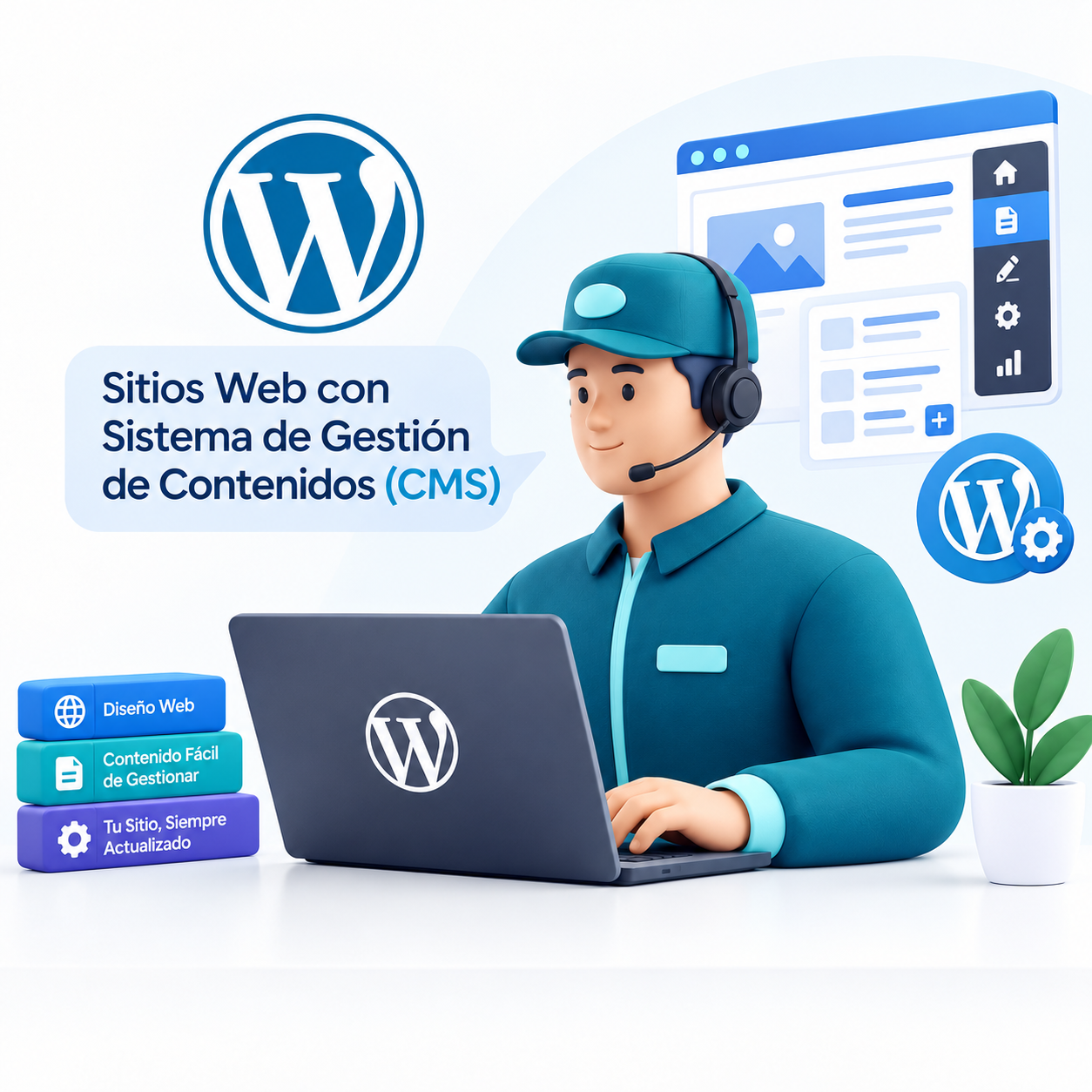 Sitios Web con Sistema de Gestion de Contenidos (CMS)
